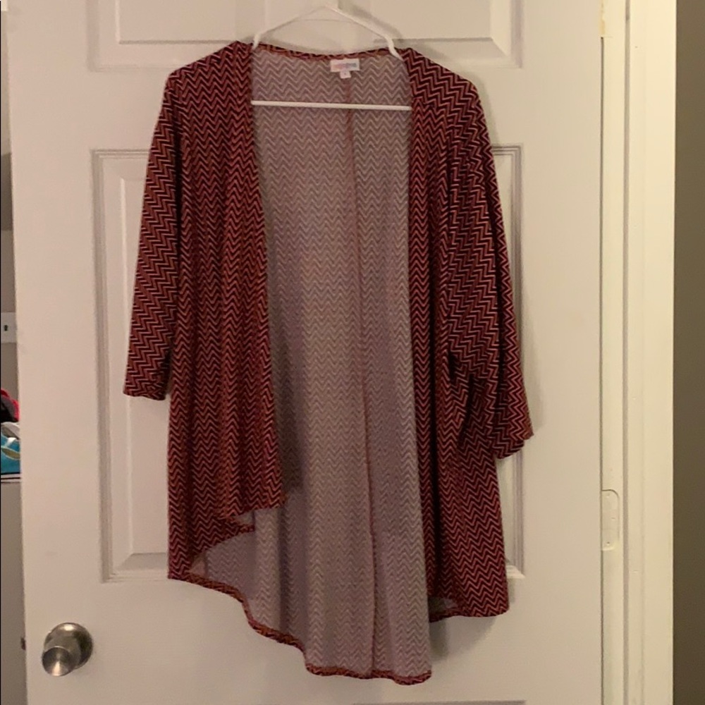 Black and pink lularoe sweater